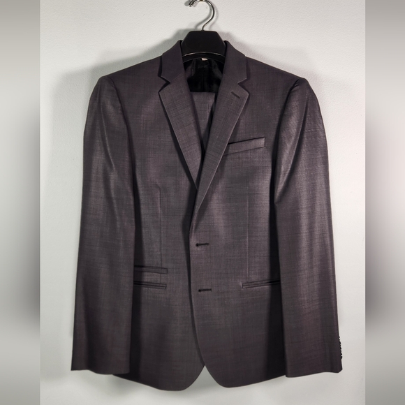 Dark Grey Express Slim Fit Photographer Suit 38S